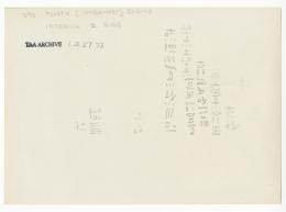Handwritten notes on paper