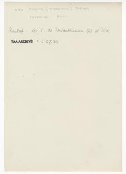 Handwritten notes on paper
