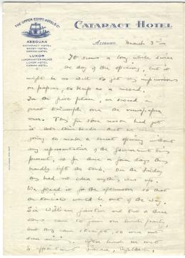 Handwritten text on paper