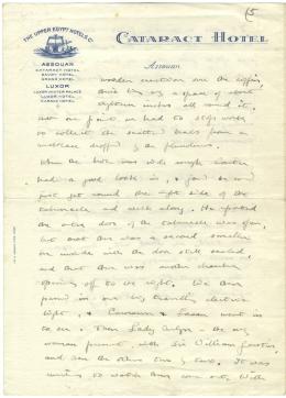Handwritten text on paper