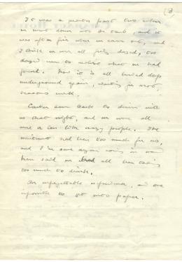 Handwritten text on paper