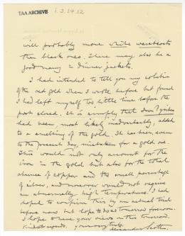 Handwritten notes on paper