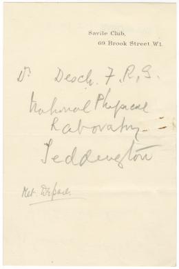 Handwritten notes on paper