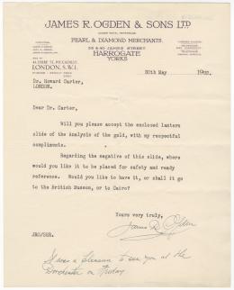 Typed notes on paper