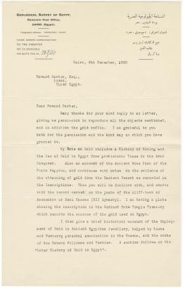 Typed notes on paper