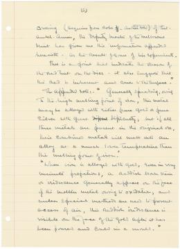 Handwritten notes on paper