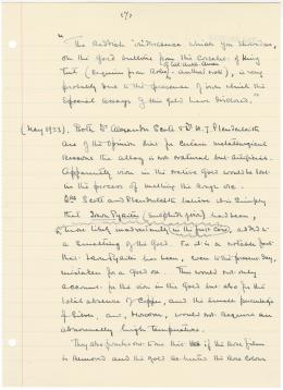 Handwritten notes on paper