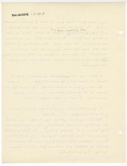 Handwritten notes on paper