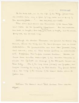 Handwritten notes on paper