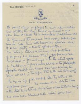 Handwritten notes on paper