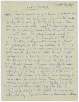 Handwritten notes on paper