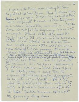 Handwritten notes on paper