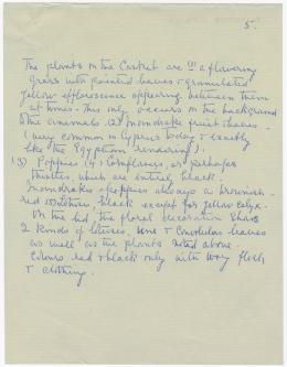 Handwritten notes on paper