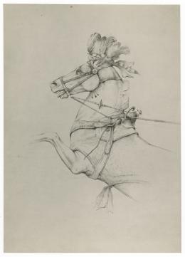 Photo of Carter drawing