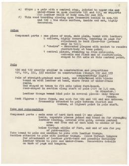 Typewritten notes on paper with annotations