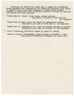 Typed notes on paper with annotations