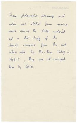 Handwritten notes on paper