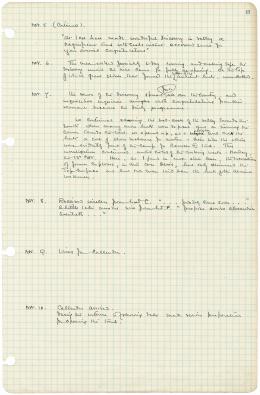 writing on paper