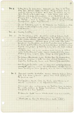 writing on paper