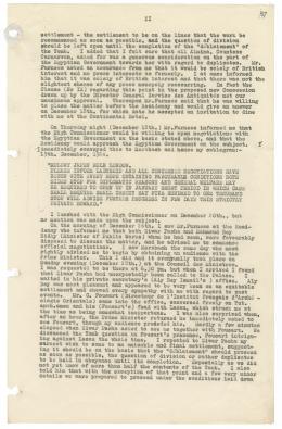 Typed notes on paper