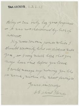 Handwritten notes on paper