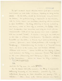 Handwritten notes on paper