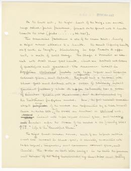 Handwritten notes on paper