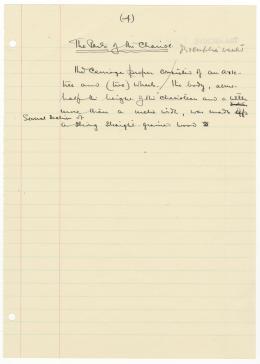 Handwritten notes on paper