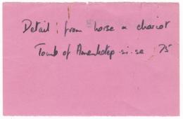 Handwritten notes on paper