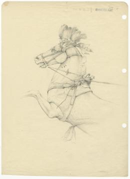 Drawing of horse