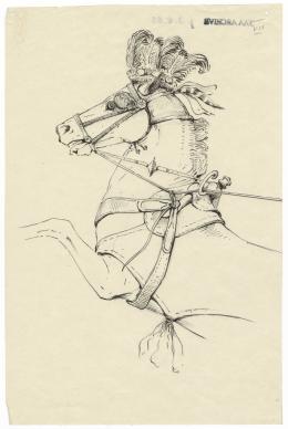 Drawing of horse