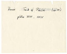 Handwritten notes on paper