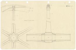 Drawing of chariot wheel