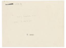 Handwritten notes on paper