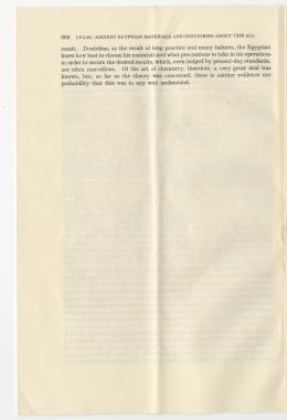 Typed lecture on paper