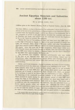 Typed lecture on paper