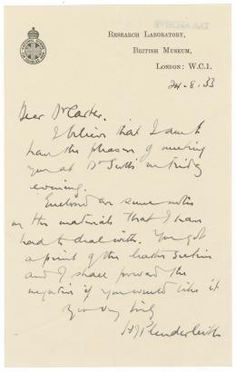 Handwritten notes on paper