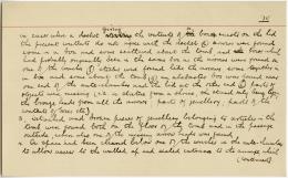 Handwritten notes on paper