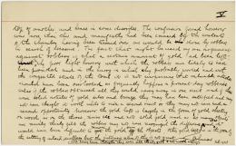 Handwritten notes on paper