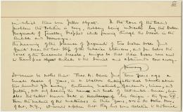 Handwritten notes on paper