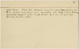 Handwritten notes on paper
