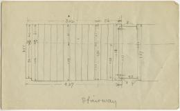 Drawing of staircase