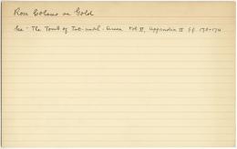 Handwritten notes on paper