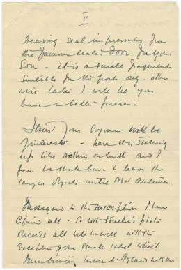 Handwritten notes on paper