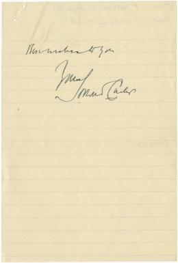 Handwritten notes on paper