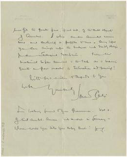 Handwritten notes on paper