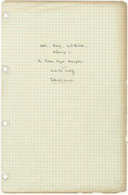 writing on paper