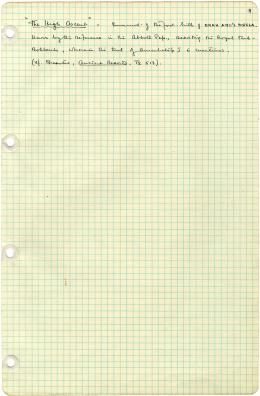 writing on paper