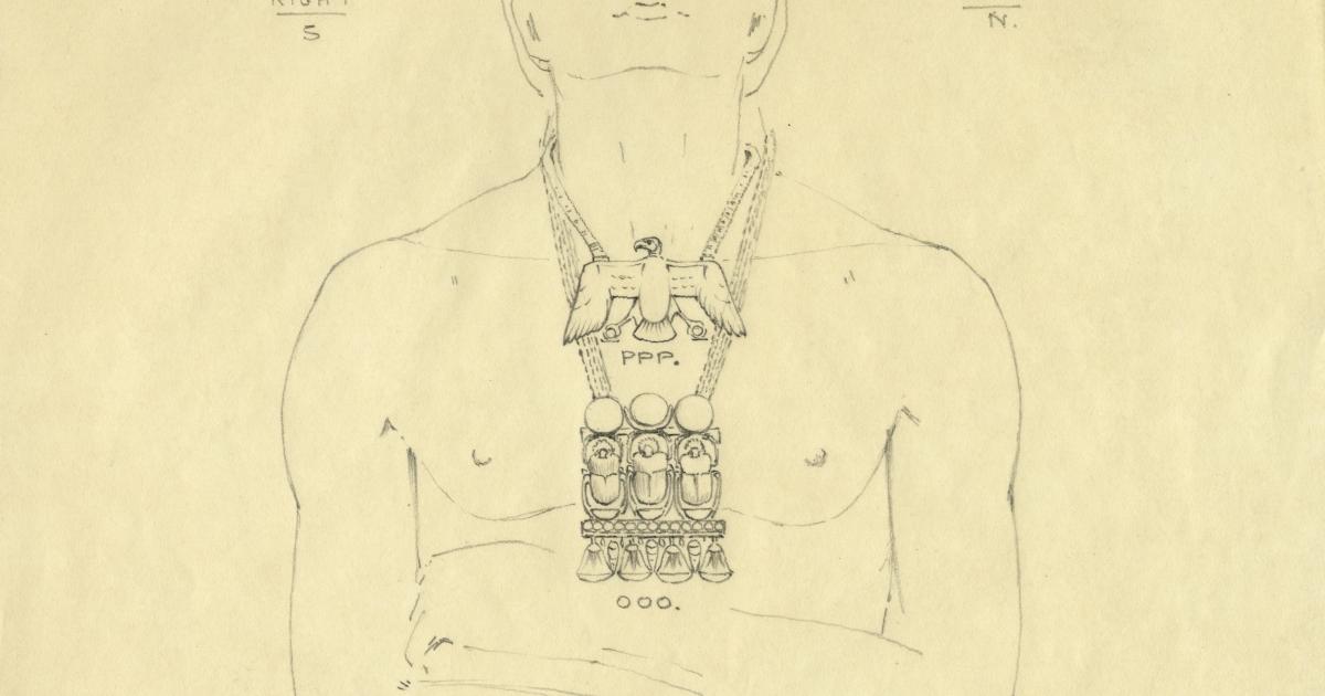 Autopsy drawings | Tutankhamun Spatial Archive